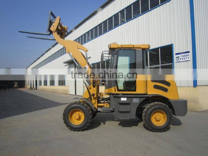 wheel loader with snow blade snow bucket