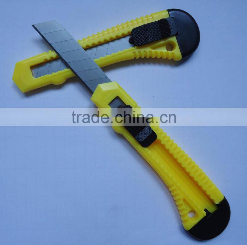 Cheapest price Plastic grip Utility knife Box cutter Cutter knife