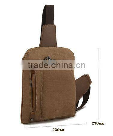 (OEM) 2013new style canvas Chest Bag for teenages