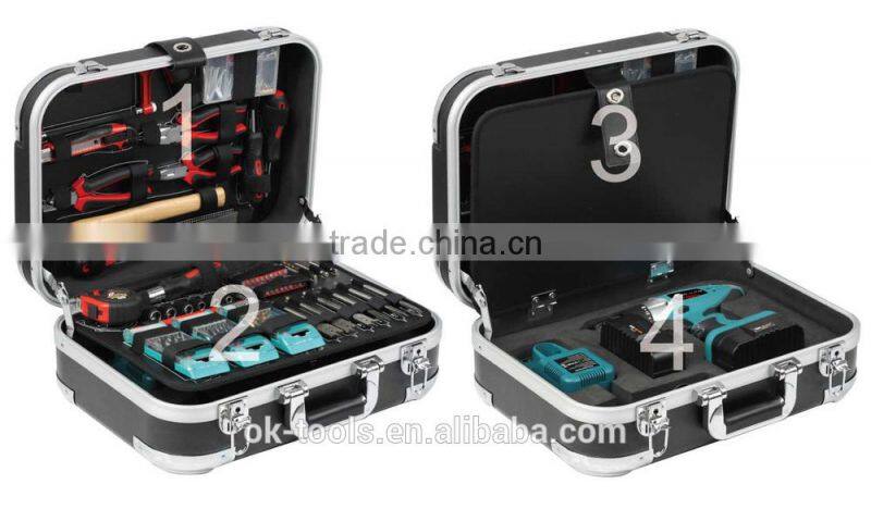 OK-Tools China Manufacturer Combination tool Set with Cordless screwdriver set