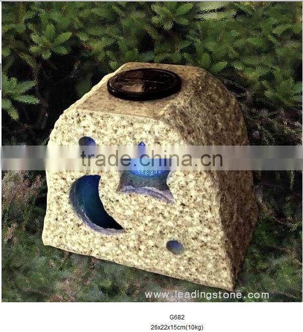 natural stone /gtanite hurricane lamp for sale