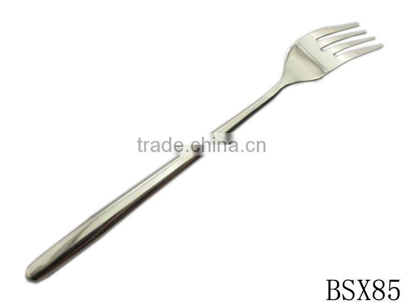 Bulk stock 201 stainless steel hollow handle fork