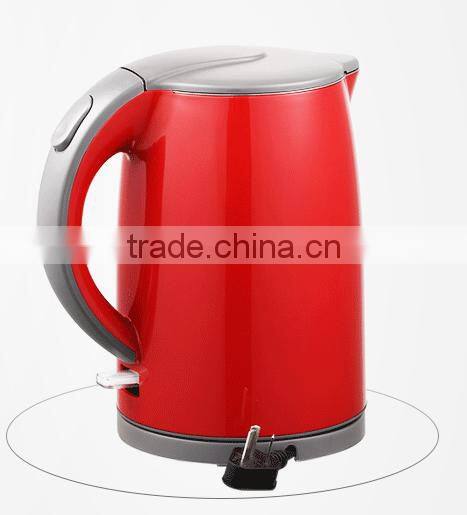 mini electric portable tea kettle stainless steel cool 1.2L
