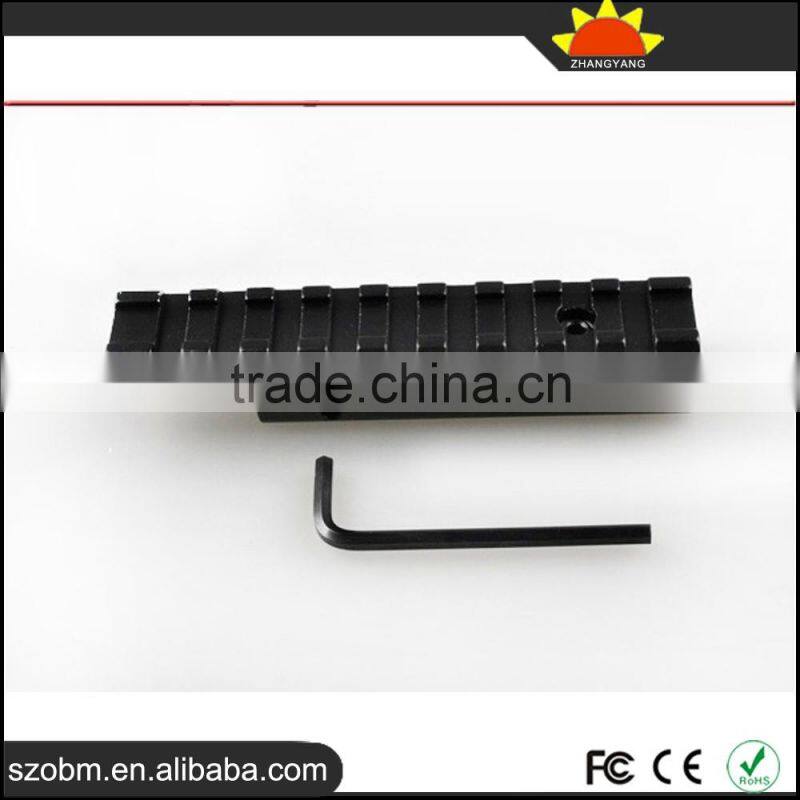 D0012 21mm Aluminum Alloy Tactical Flashlight Scope Mount Rail Weaver