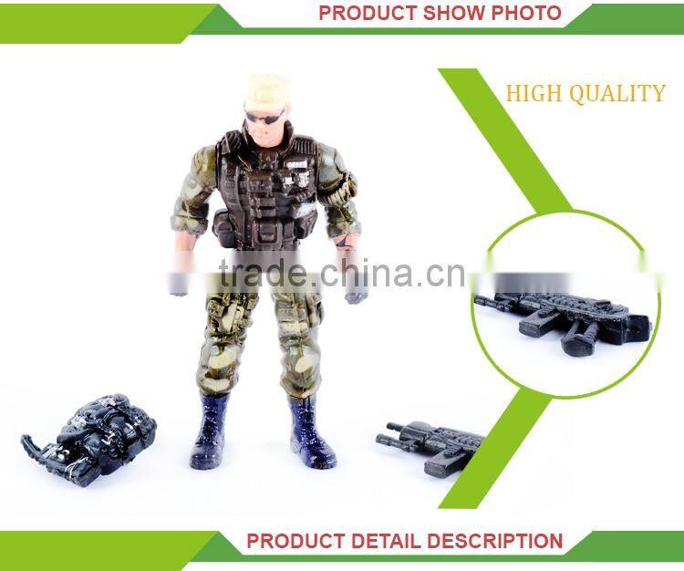 2016 Newest children pretend play set plastic mini soldier toys