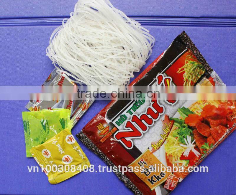 Beef, Chicken flavour Instant Rice Noodles "Hu Tieu " Vietnamese, VI HUONG BRAND