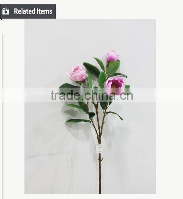 New arrival flower home decoration real touch 7 flowers purple Dendrobium