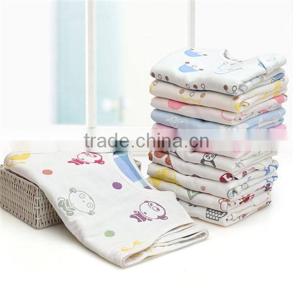 Baby Sleeping Bag Sleepwear Nursery Swaddling Blankets Bodysuit/Baby baby vest gauze sleeping bag