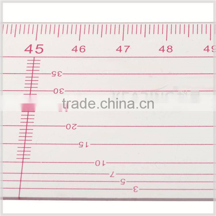 Kearing Flexible 5*30cm Sandwich Line Prinring Patchwork Quilting Ruler Plastic for Fashion Designing #W5151