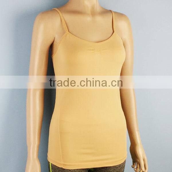 Stock Womens Seamless Camisoles Cami Tops With Multi Colors