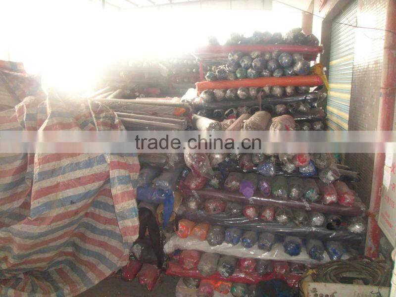 Polyester Oxford Stock lot with PVC backing Supply