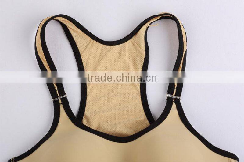 GZY 2015 plain high quakeproof seamless hot sexy xxxx sports bra
