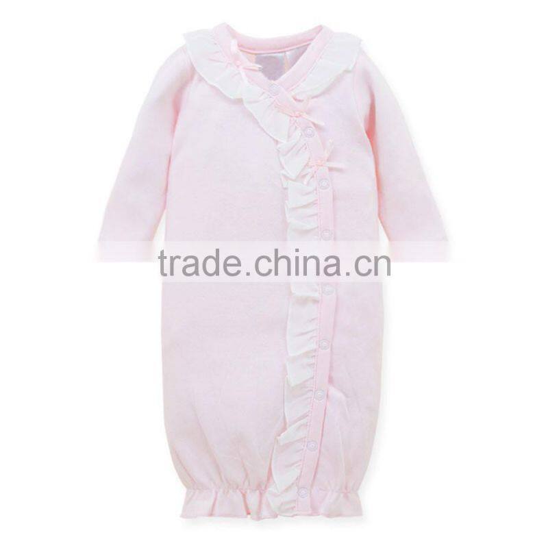 Hot Sale Baby Soft 100% Cotton Spring Autumn Winter Light Pink Newborn Baby Sleeping Bag