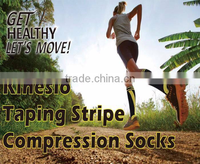 Hot sale high quality athletic tape compression socks