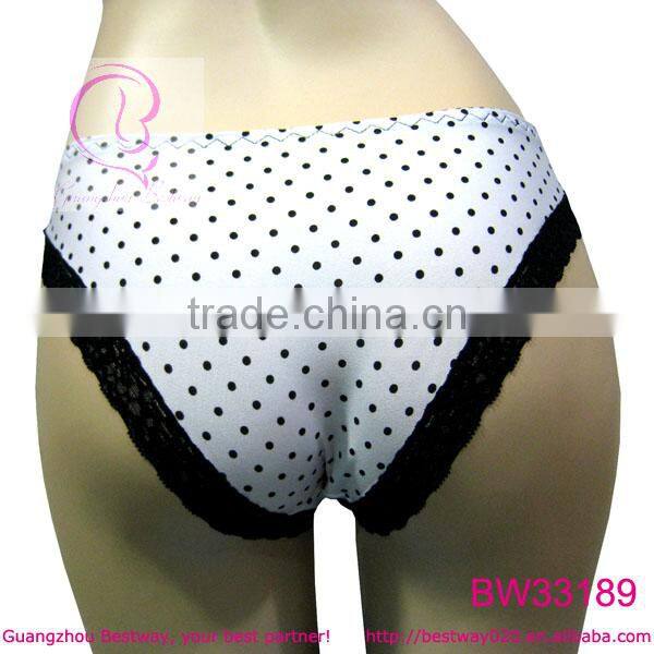 Sex picture of sex polka dot lace bikini underwear for young girls ladies women