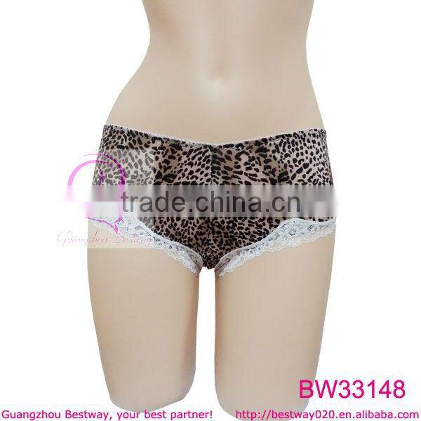Promotional gift leopard panties sexy lady underwear