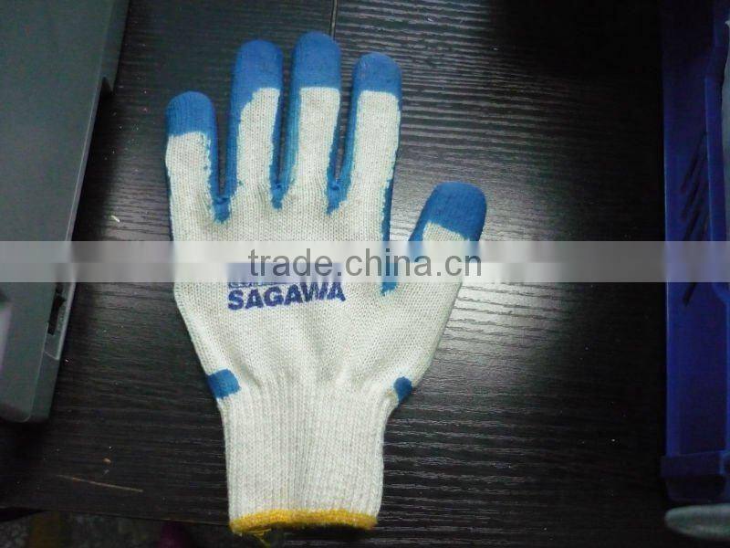 safety gloves of Latex Coated on the Palm for sale