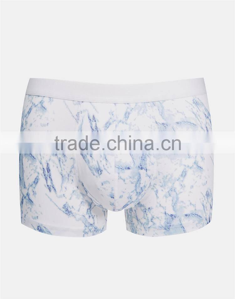 Marble print mens bodybuilding briefs