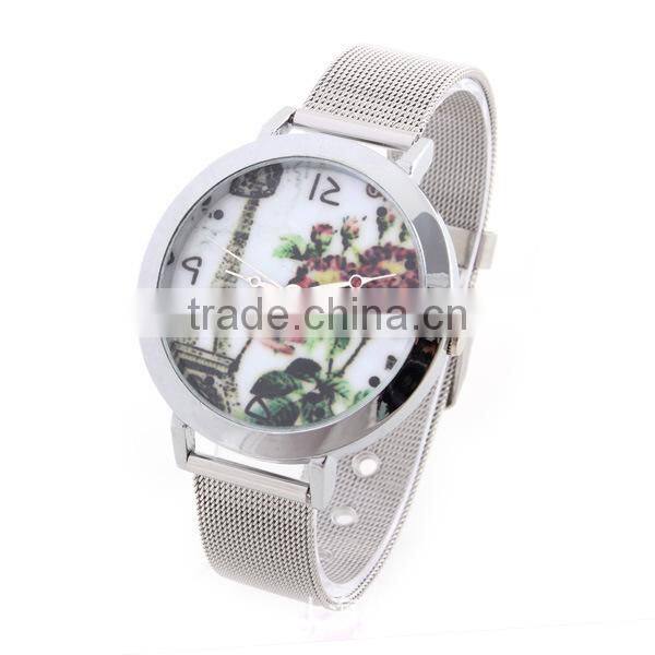 2015 hottest 100%Brand New romantic Eiffel Tower lover watch fancy women watch