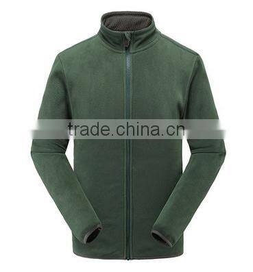 China Oem good quality Cheaper customized designs polar fleece jackets wholesale contrast color stand collar jackets