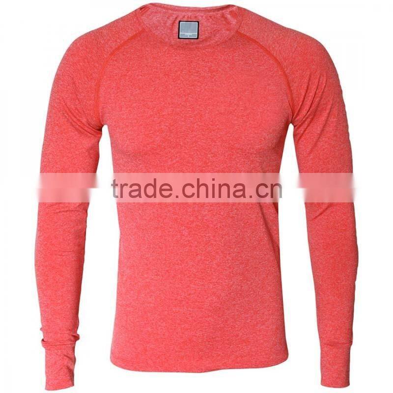 long sleeve t shirt with Thumb holes, workout t shirt for man