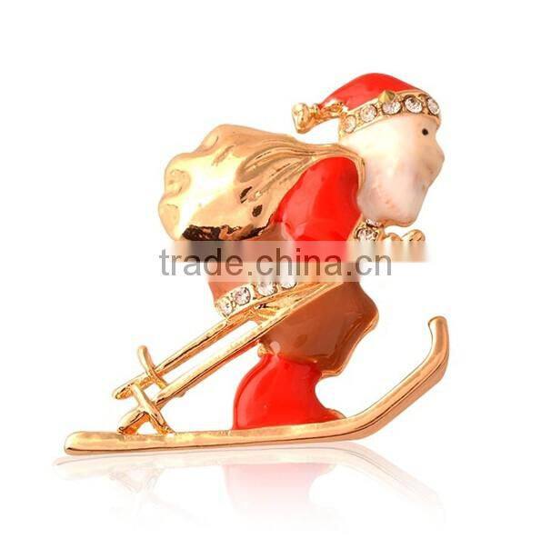 F40648A Christmas decoration fancy jewelry brooch