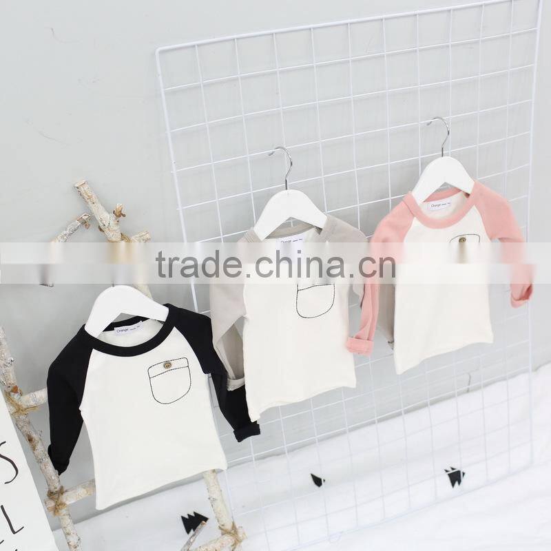 High quality fashion nova clothing kids cartoon printing shirt kids long sleeve t shirt