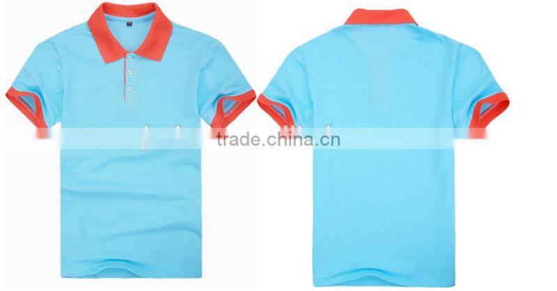 2016 new design custom printing men polo t shirt