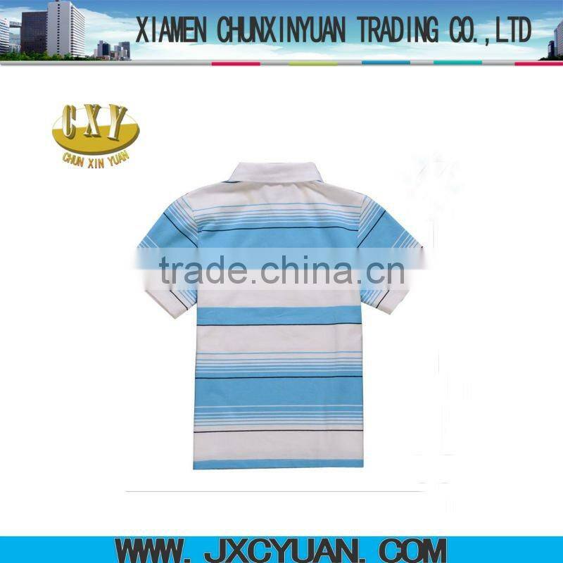blue and white collar t shirts for boys polo