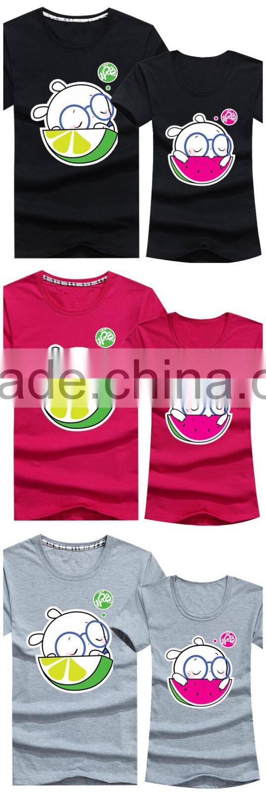 Wholesale Cute Design Printing Couple T-Shirt