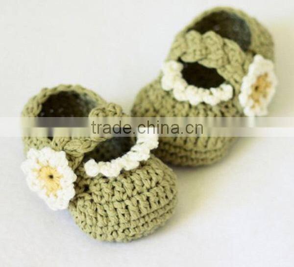 cotton yarn baby to crochet handmade crochet baby girl shoes