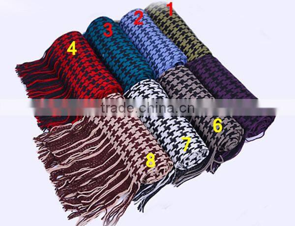 Mixed stitching colors new arrival 8 color choice hot sale fashion popular china supplier men plaid scarfs