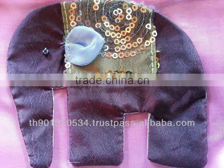 Thai Silk Embroidered wallet bag