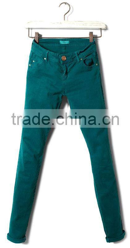 2014 Sweet candy color joker feet backing multicolor pants