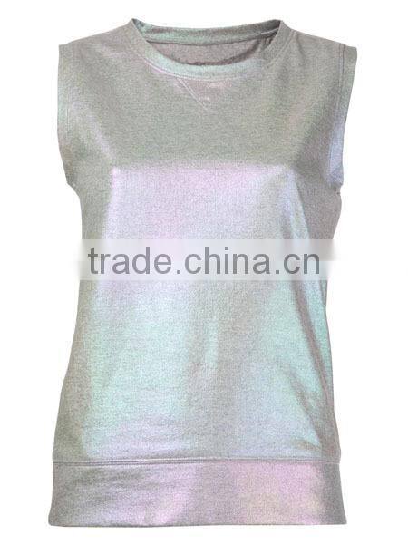 New Arrival Lady Sleeveless Short Style Tank Top