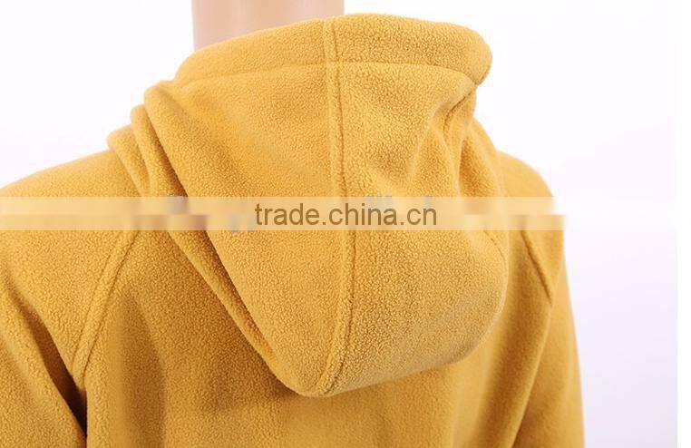 Women's Causal Plain Sports Fleece Jackets