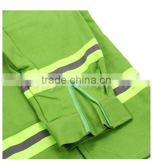 rip-stop dustproof hi-vis EX-factory price fire fighting suit