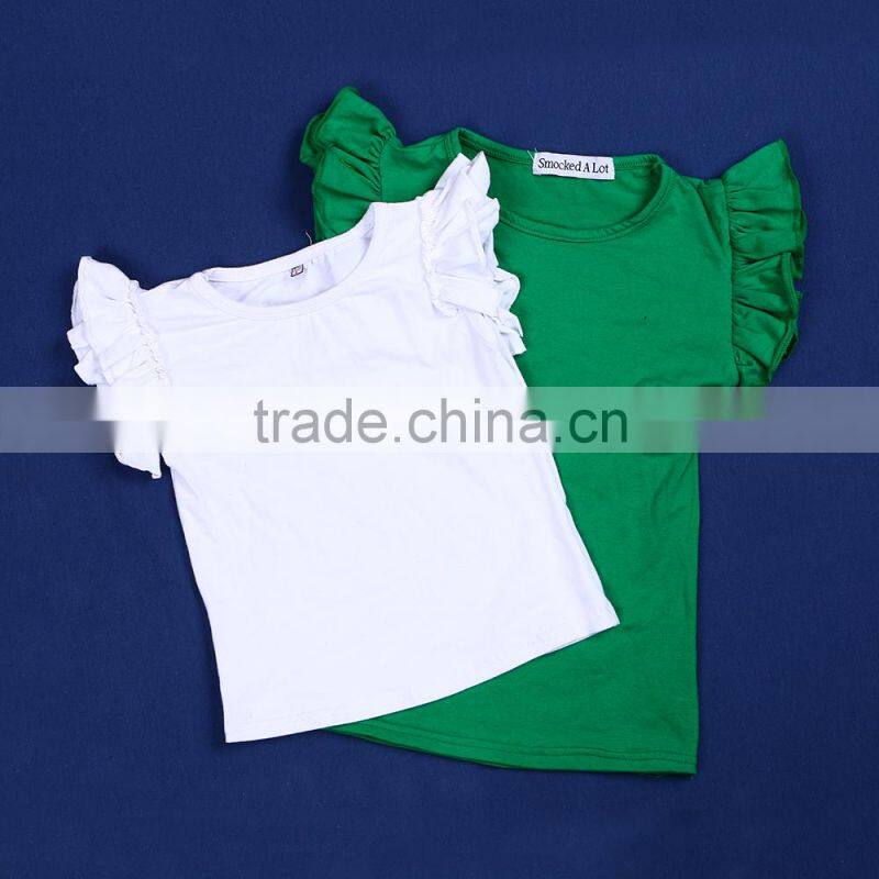100% Cotton Baby Shirt With Bubble Sleeve QL-6