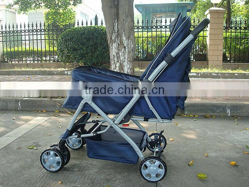 Factory direct shock absorbers two-way aluminum pet pet trolley four-wheel folding washable dog carts spot