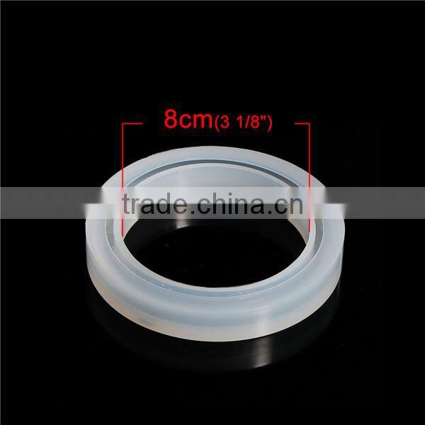 Silicone Resin Mold Bracelet White 80mm Dia.