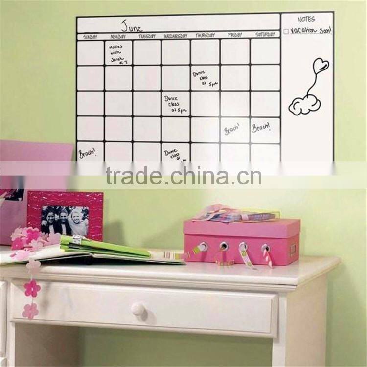 Self adhesive film white board sticker Peel It Off Whiteboard Removable Mini Whiteboard Wall Sticker office home sticker
