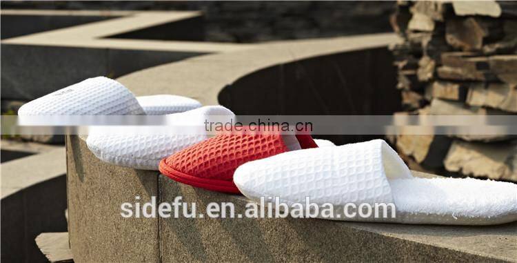 Personalized Closed Toe Disposable Hotel Waffle Slipper