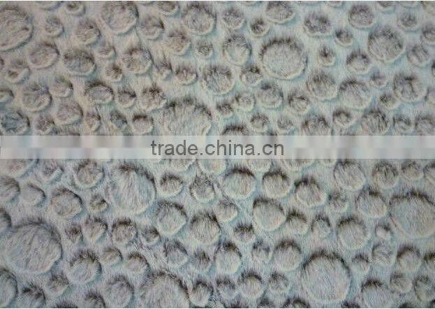 Fashion Circle design printing brushed bedsheet fabric