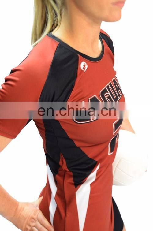 High five short sleeve solid volleyball Jersey,design Custom baseball uniform,team work volleyball uniforms
