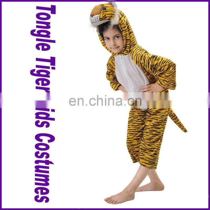 Realistic Animal Carnival Costume Bunny Dog Tiger Lion for Children