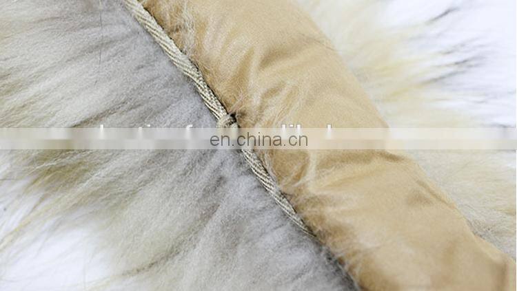 Lantian Fur Top Quality Genuine Raccoon Fur Trim For Hood and Garment