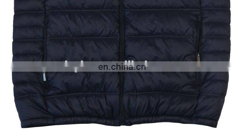 2017 custom winter warm mens cheap puffer vest