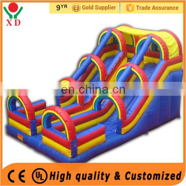 Factory price Kids Large Outdoor Slide Inflatable Bouncer Slide Inflatable Dry Slide