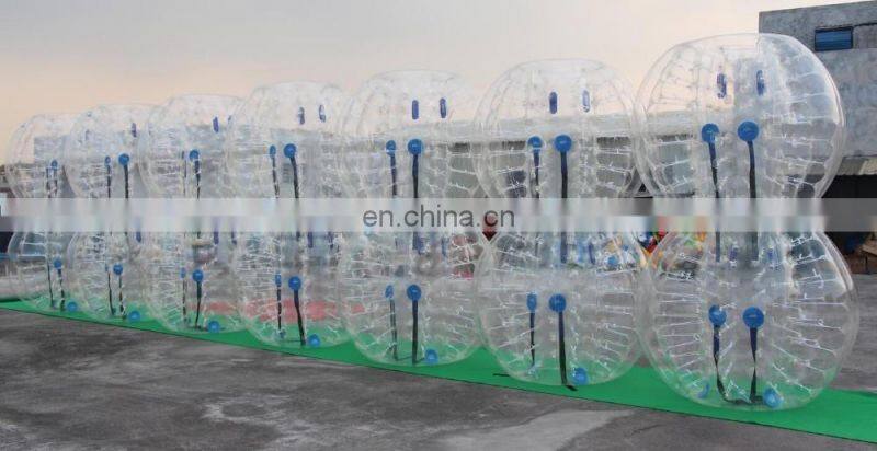 Factory Price PVC/TPU body inflatable bumper ball for adult ,human sized hamster ball