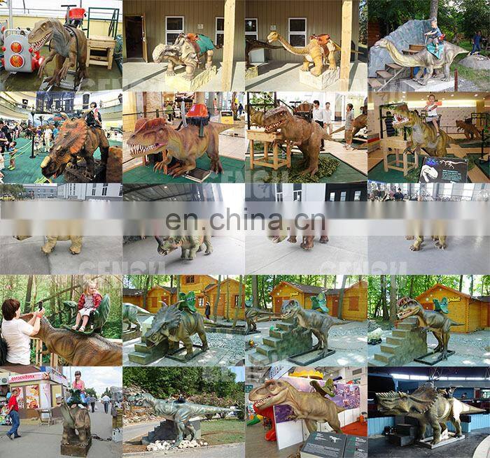 Amusement park rides - dino rides for kids to paly